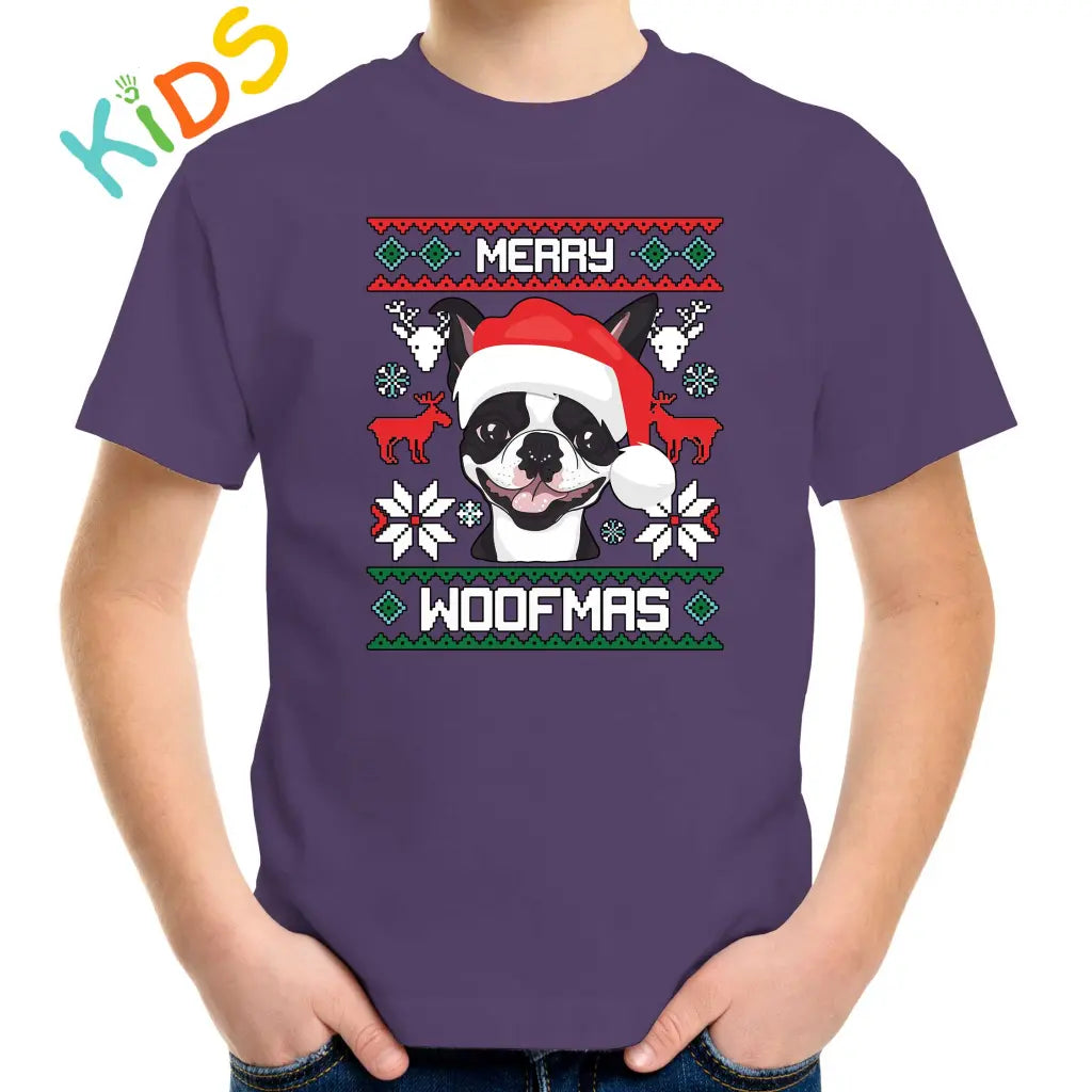 Merry Woofmas Kids T-shirt - Tshirtpark.com