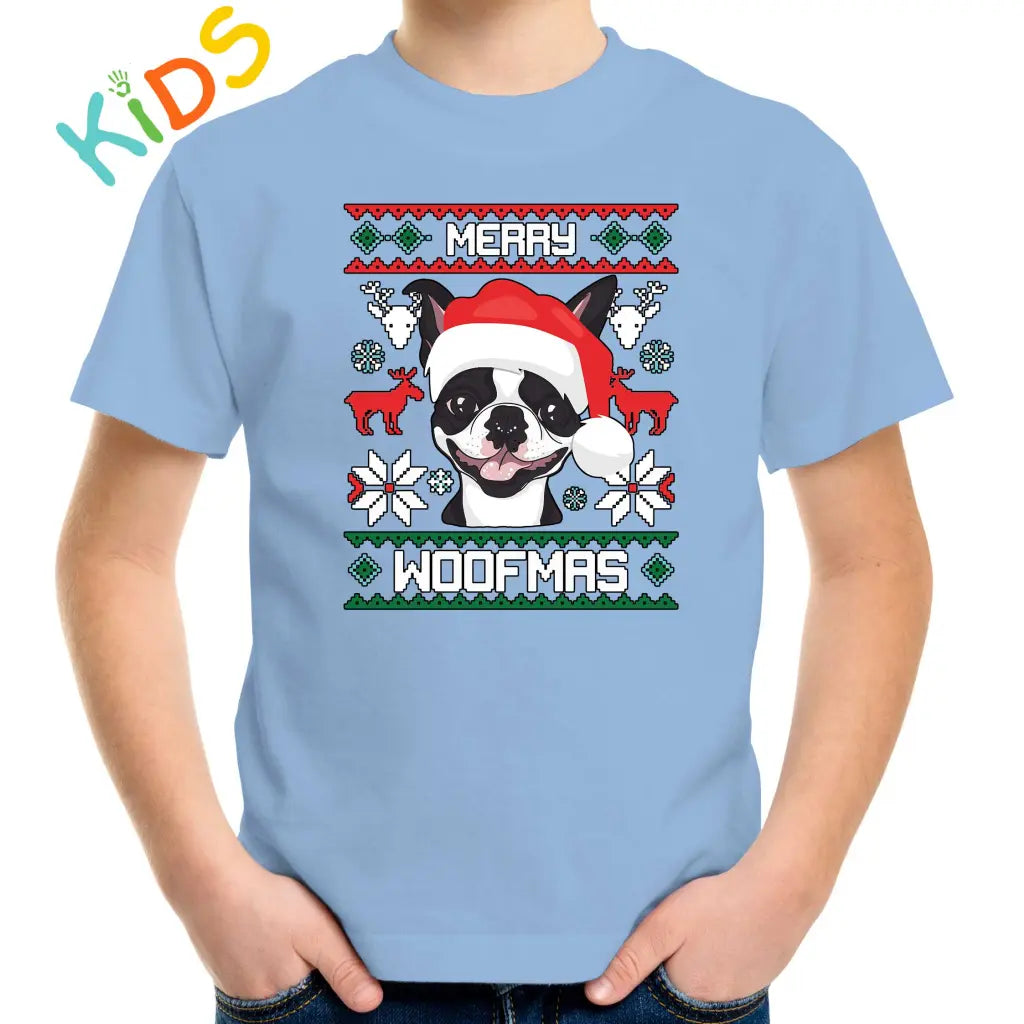 Merry Woofmas Kids T-shirt - Tshirtpark.com