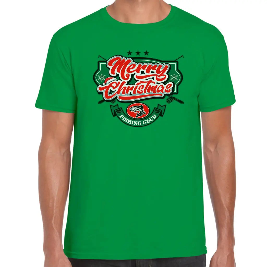 Merry X-Mas Fishing Club T-Shirt - Tshirtpark.com