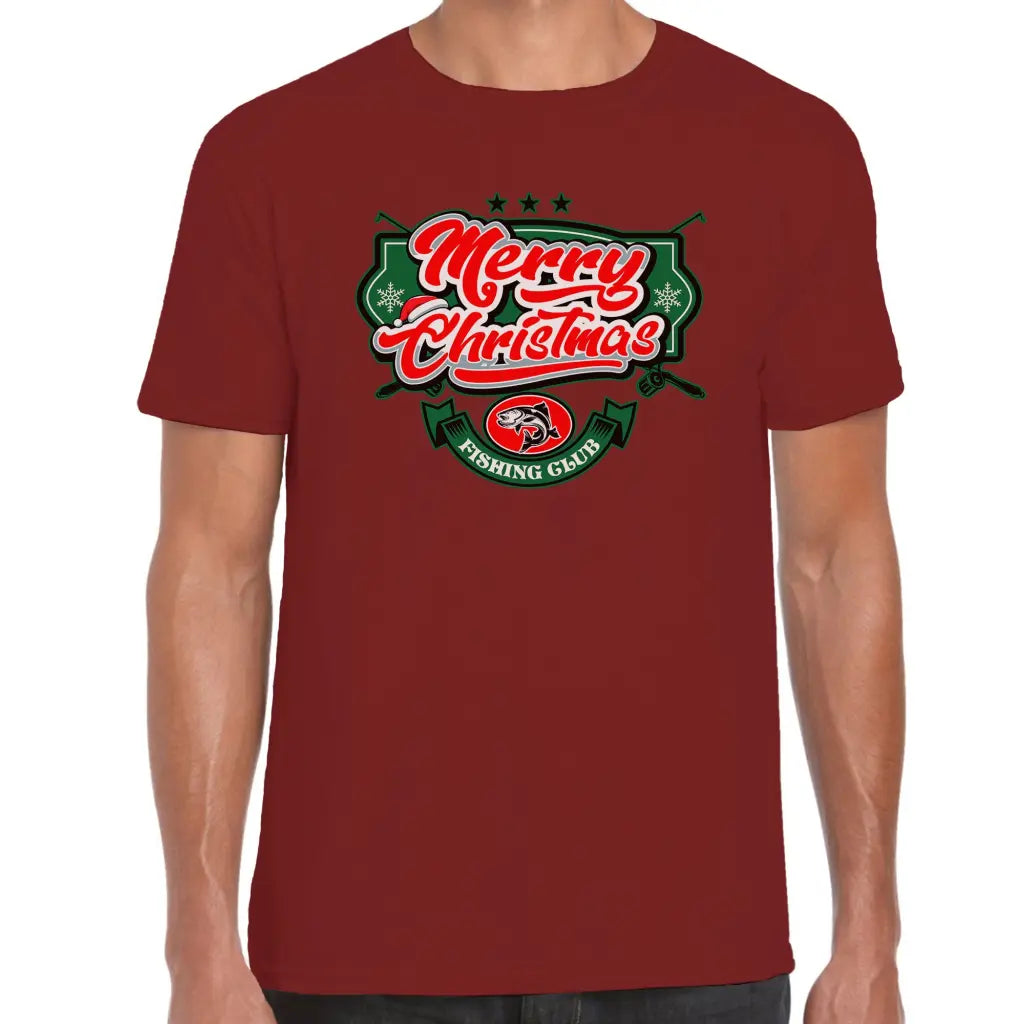 Merry X-Mas Fishing Club T-Shirt - Tshirtpark.com