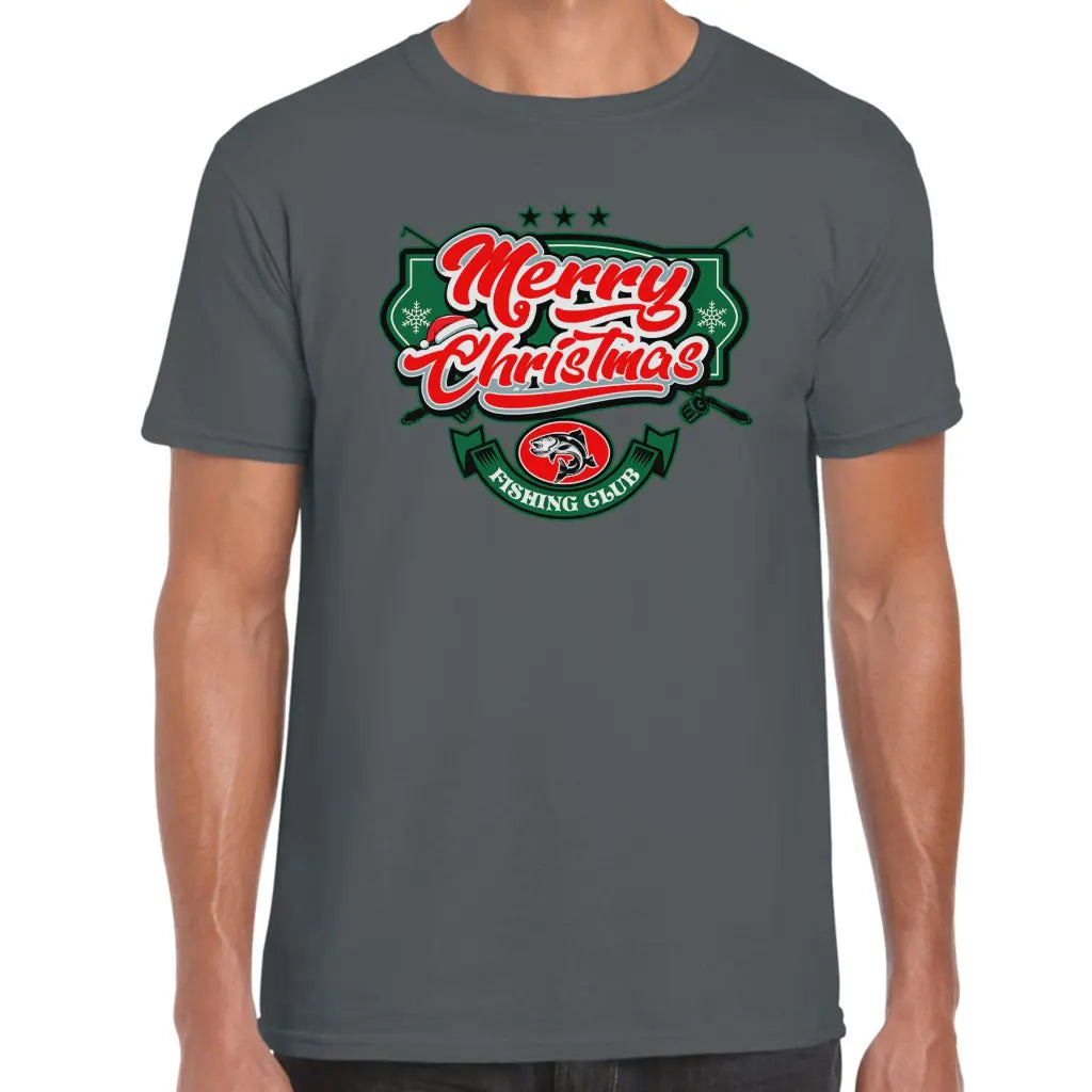 Merry X-Mas Fishing Club T-Shirt - Tshirtpark.com