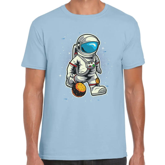 Meteor Ball Astronaut T-Shirt - Tshirtpark.com