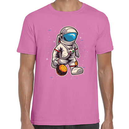 Meteor Ball Astronaut T-Shirt - Tshirtpark.com