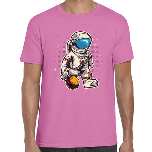 Meteor Ball Astronaut T-Shirt - Tshirtpark.com