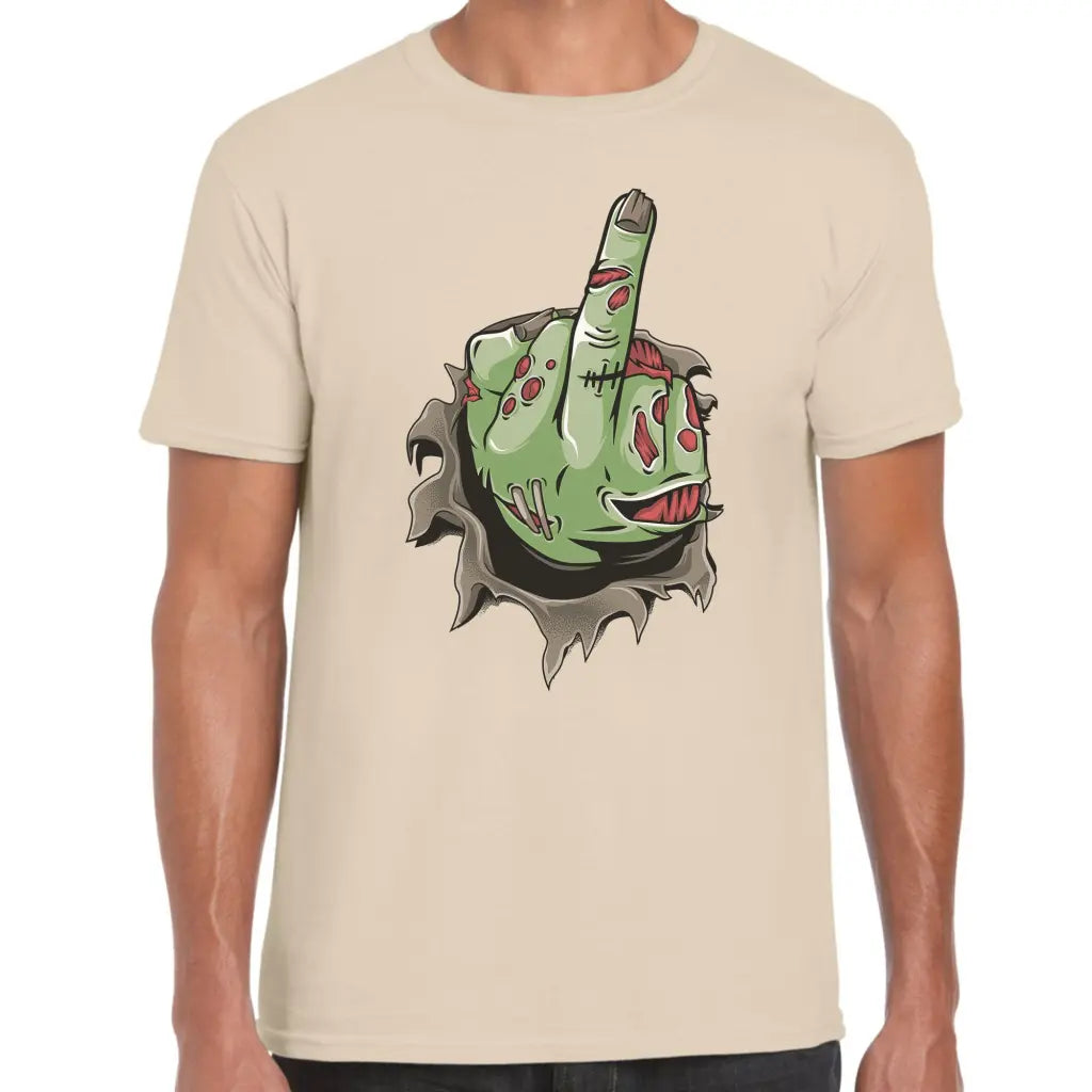 Middle Finger Zombie T-Shirt - Tshirtpark.com