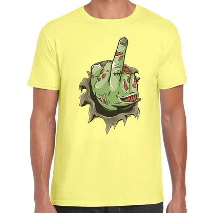 Middle Finger Zombie T-Shirt - Tshirtpark.com