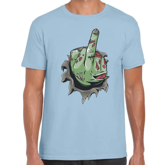 Middle Finger Zombie T-Shirt - Tshirtpark.com