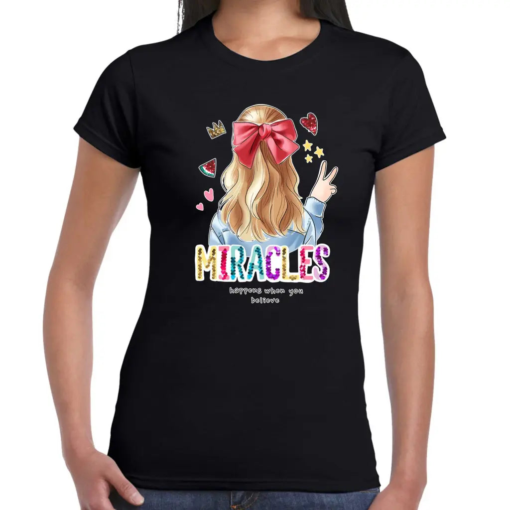 Miracles Ladies T-shirt - Tshirtpark.com
