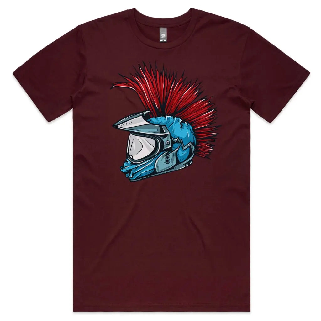 Mohawk Helmet T-Shirt - Tshirtpark.com