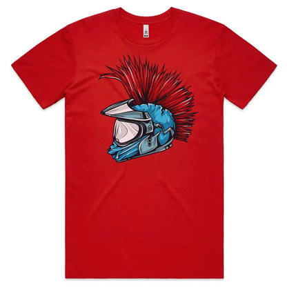 Mohawk Helmet T-Shirt - Tshirtpark.com