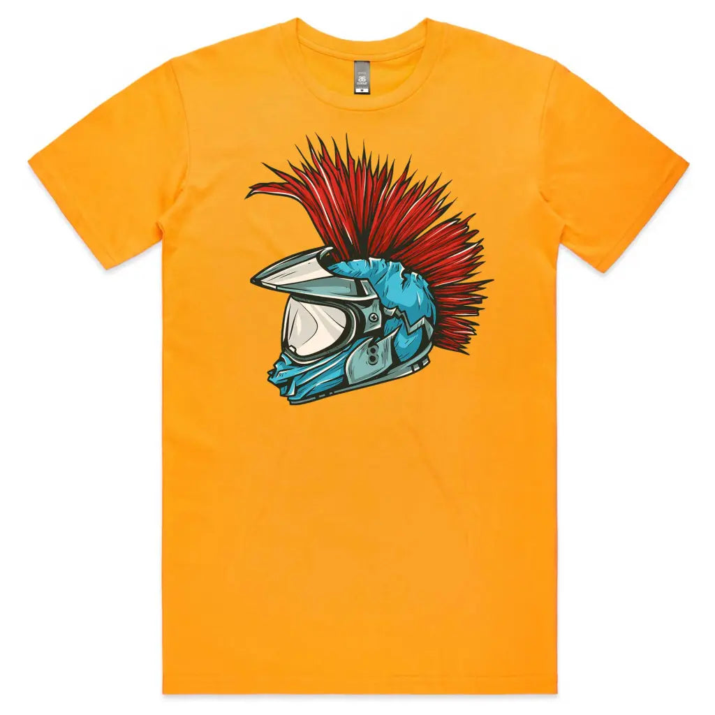 Mohawk Helmet T-Shirt - Tshirtpark.com