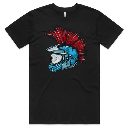 Mohawk Helmet T-Shirt - Tshirtpark.com