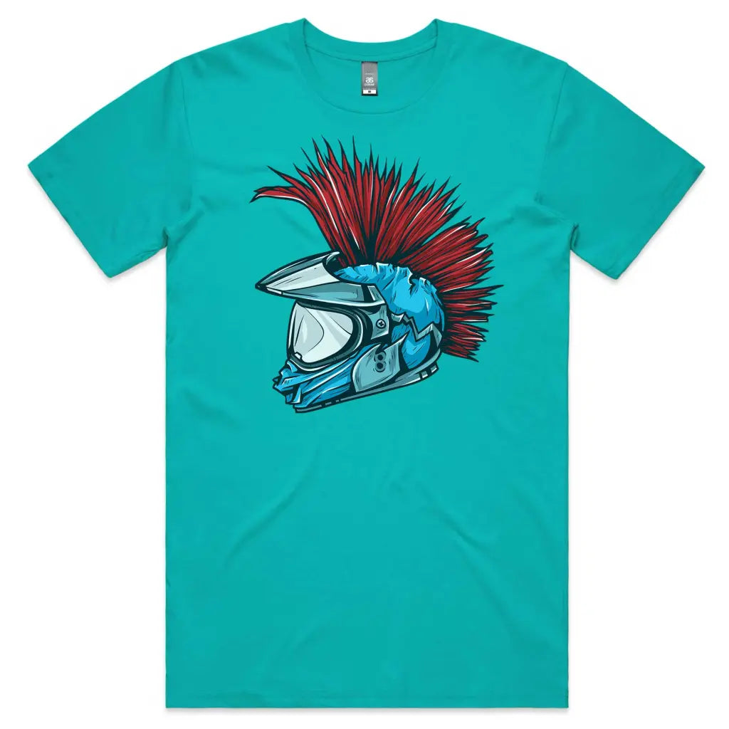 Mohawk Helmet T-Shirt - Tshirtpark.com