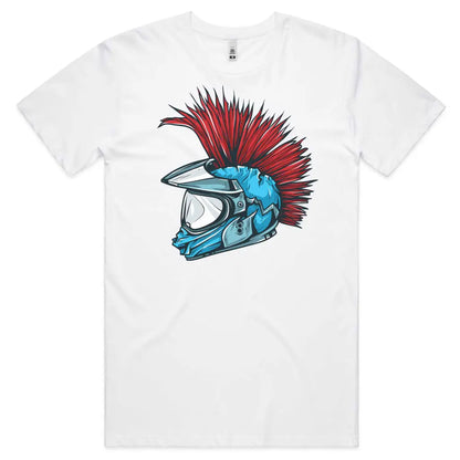 Mohawk Helmet T-Shirt - Tshirtpark.com