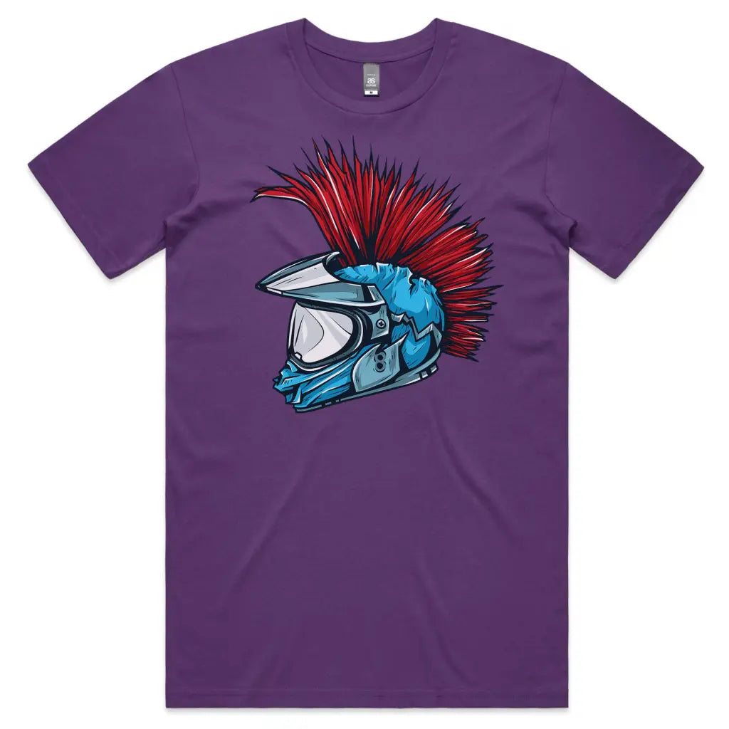 Mohawk Helmet T-Shirt - Tshirtpark.com