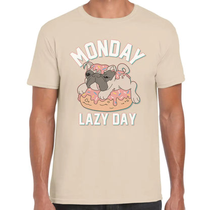 Monday Lazy Day Pug T-Shirt - Tshirtpark.com