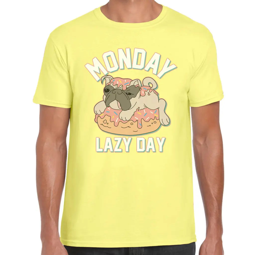 Monday Lazy Day Pug T-Shirt - Tshirtpark.com