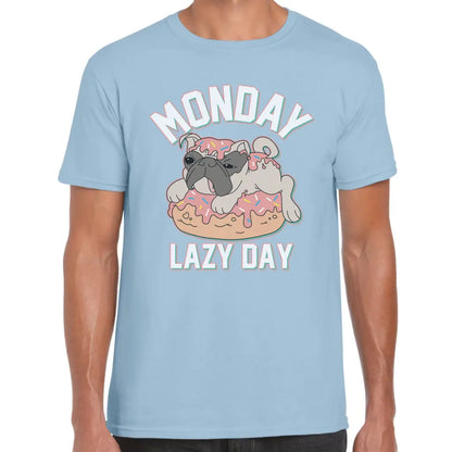 Monday Lazy Day Pug T-Shirt - Tshirtpark.com