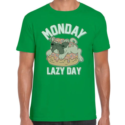 Monday Lazy Day Pug T-Shirt - Tshirtpark.com