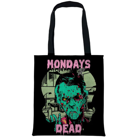 Mondays Dead Tote Bags - Tshirtpark.com