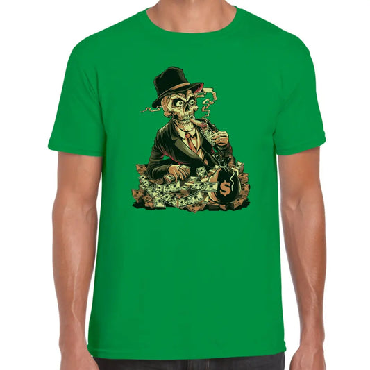 Money Man Skeleton T-Shirt - Tshirtpark.com