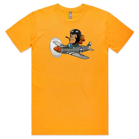 Monkey Plane T-Shirt - Tshirtpark.com