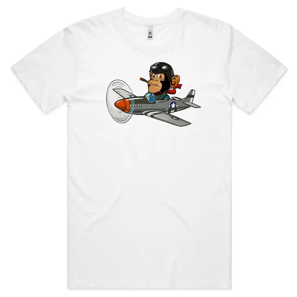 Monkey Plane T-Shirt - Tshirtpark.com