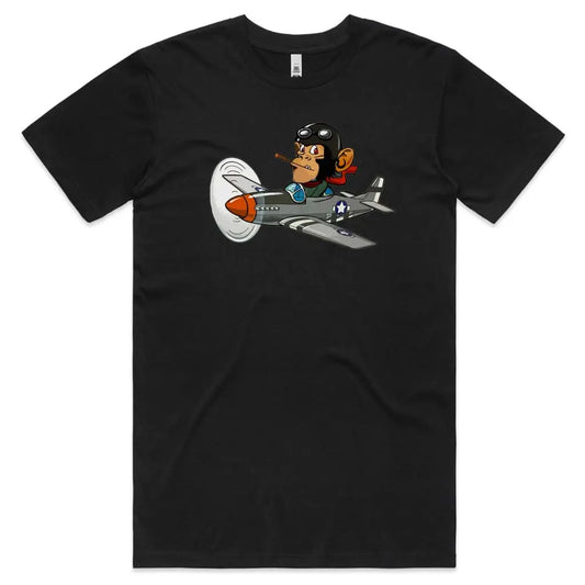 Monkey Plane T-Shirt - Tshirtpark.com