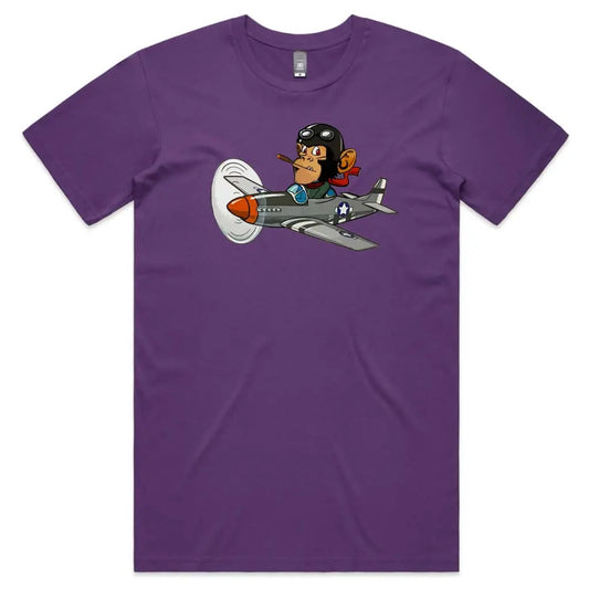 Monkey Plane T-Shirt - Tshirtpark.com