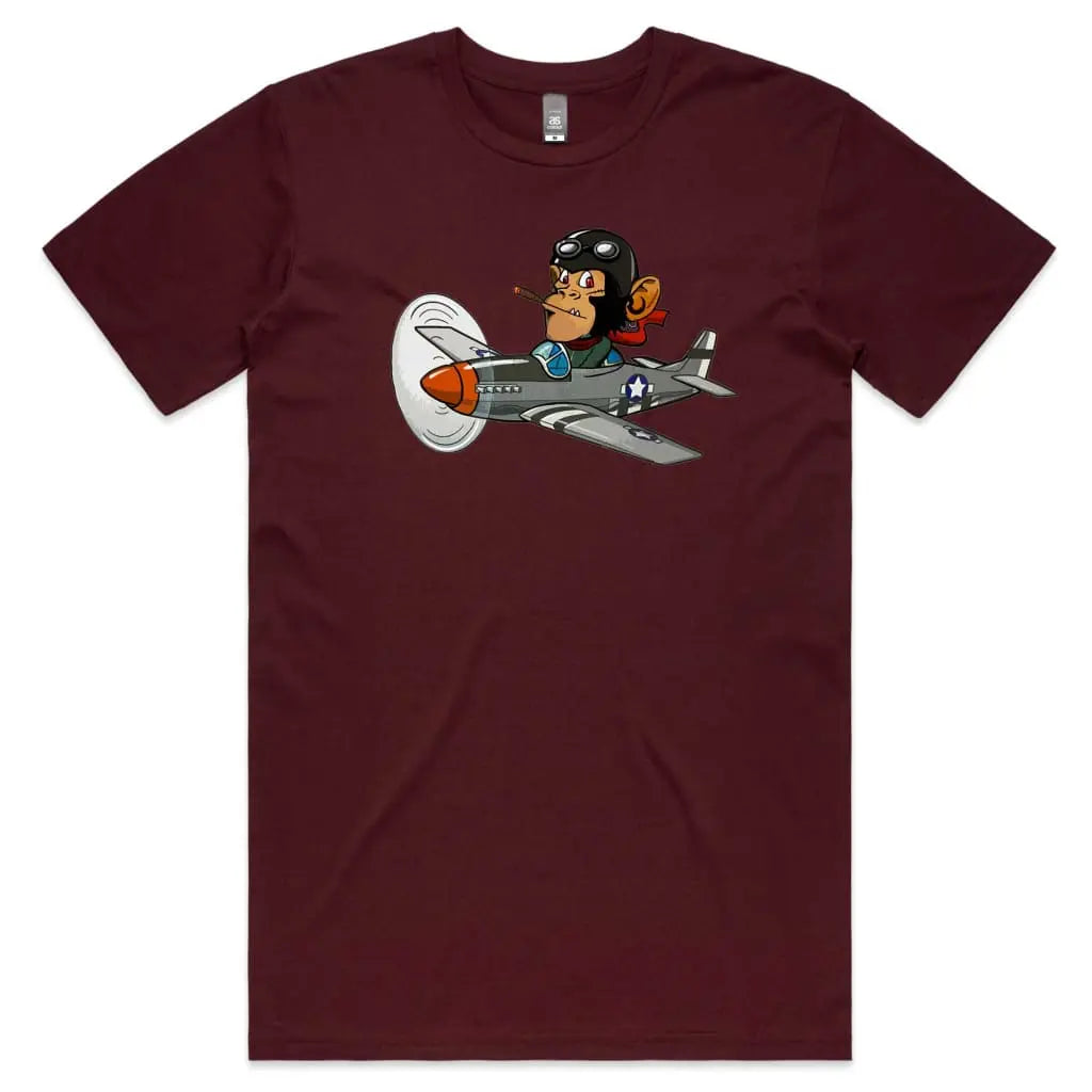 Monkey Plane T-Shirt - Tshirtpark.com