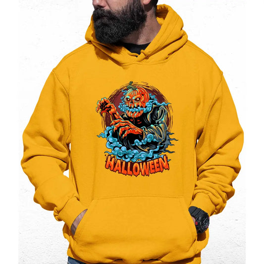 Monster Smoke Pumpkin Colour Hoodie - Tshirtpark.com