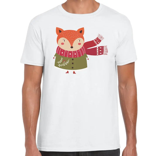 Mrs Fox Scarf T-Shirt - Tshirtpark.com