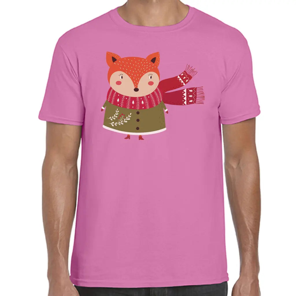 Mrs Fox Scarf T-Shirt - Tshirtpark.com