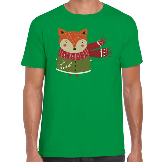 Mrs Fox Scarf T-Shirt - Tshirtpark.com