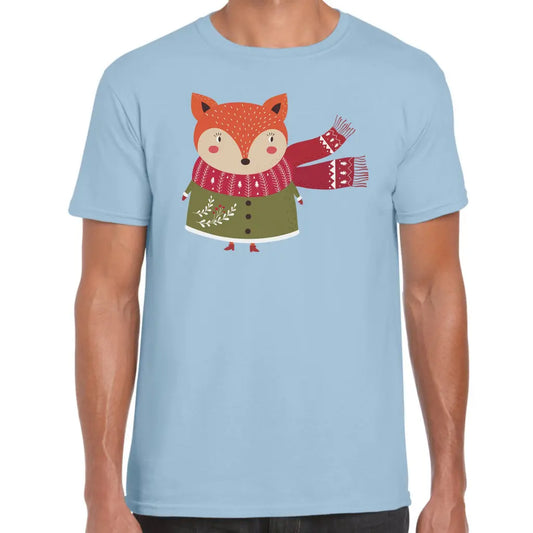 Mrs Fox Scarf T-Shirt - Tshirtpark.com