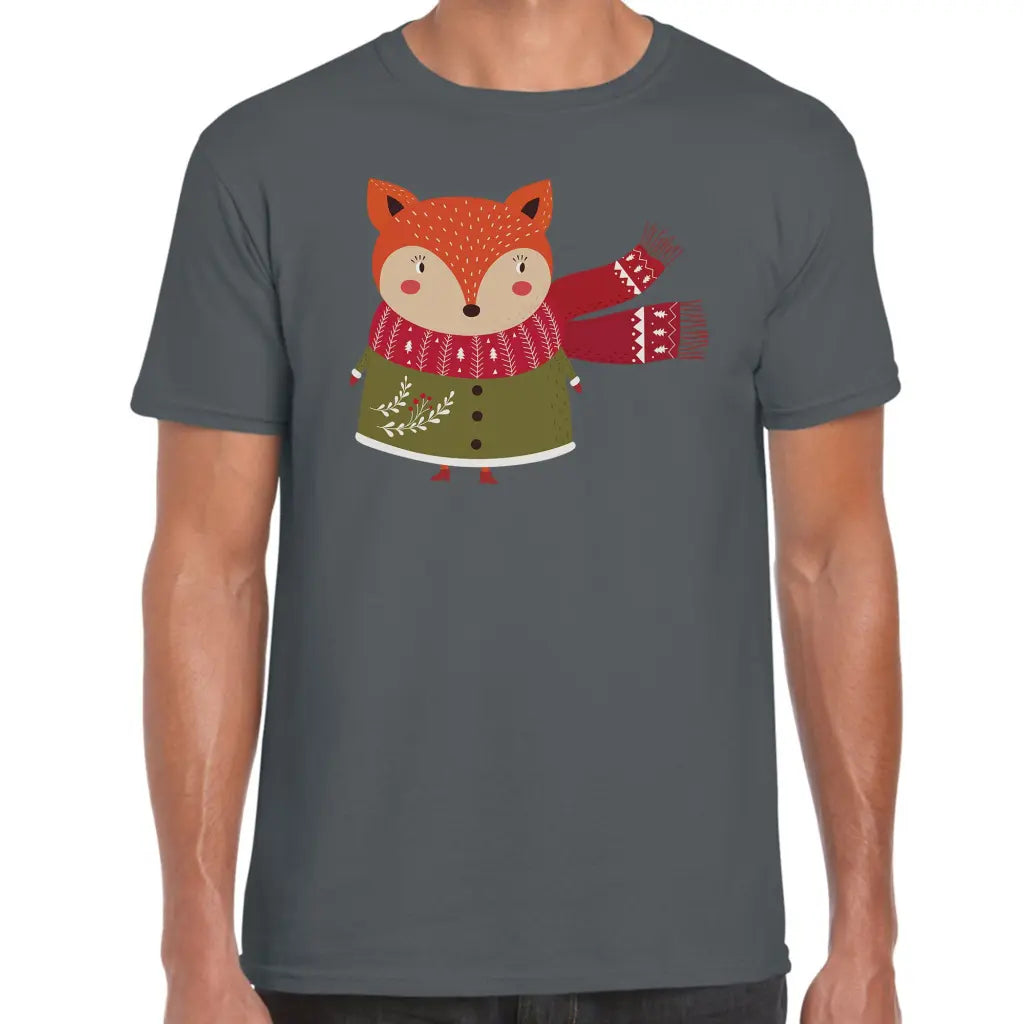 Mrs Fox Scarf T-Shirt - Tshirtpark.com