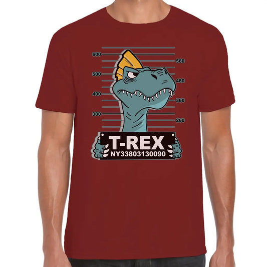 Mug Shot T-Rex T-Shirt - Tshirtpark.com