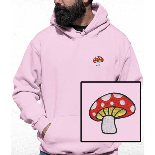 Mushroom Embroidered Colour Hoodie - Tshirtpark.com