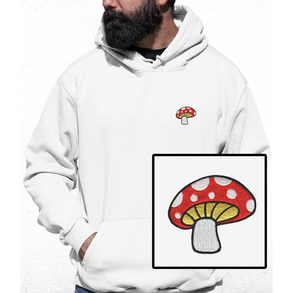 Mushroom Embroidered Colour Hoodie - Tshirtpark.com