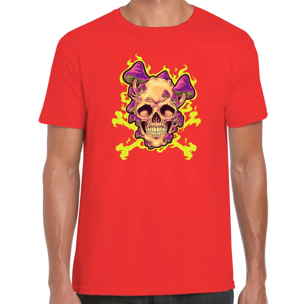 Mushroom Skull T-Shirt - Tshirtpark.com