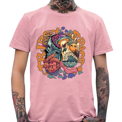 Mushroom Skull T-Shirt - Tshirtpark.com