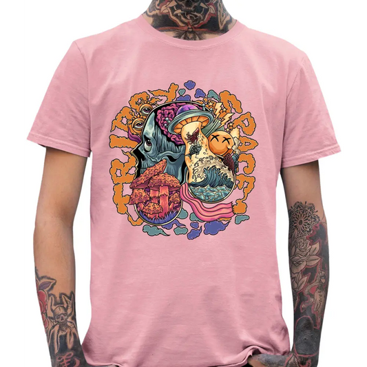 Mushroom Skull T-Shirt - Tshirtpark.com