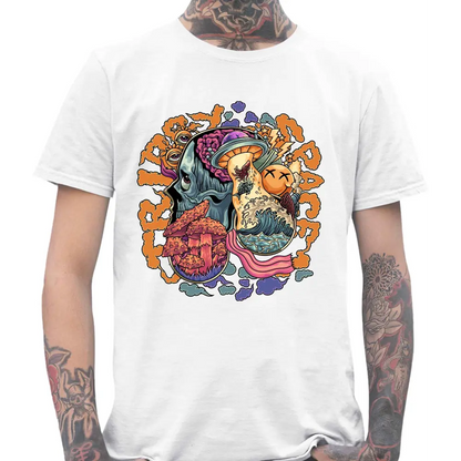 Mushroom Skull T-Shirt - Tshirtpark.com