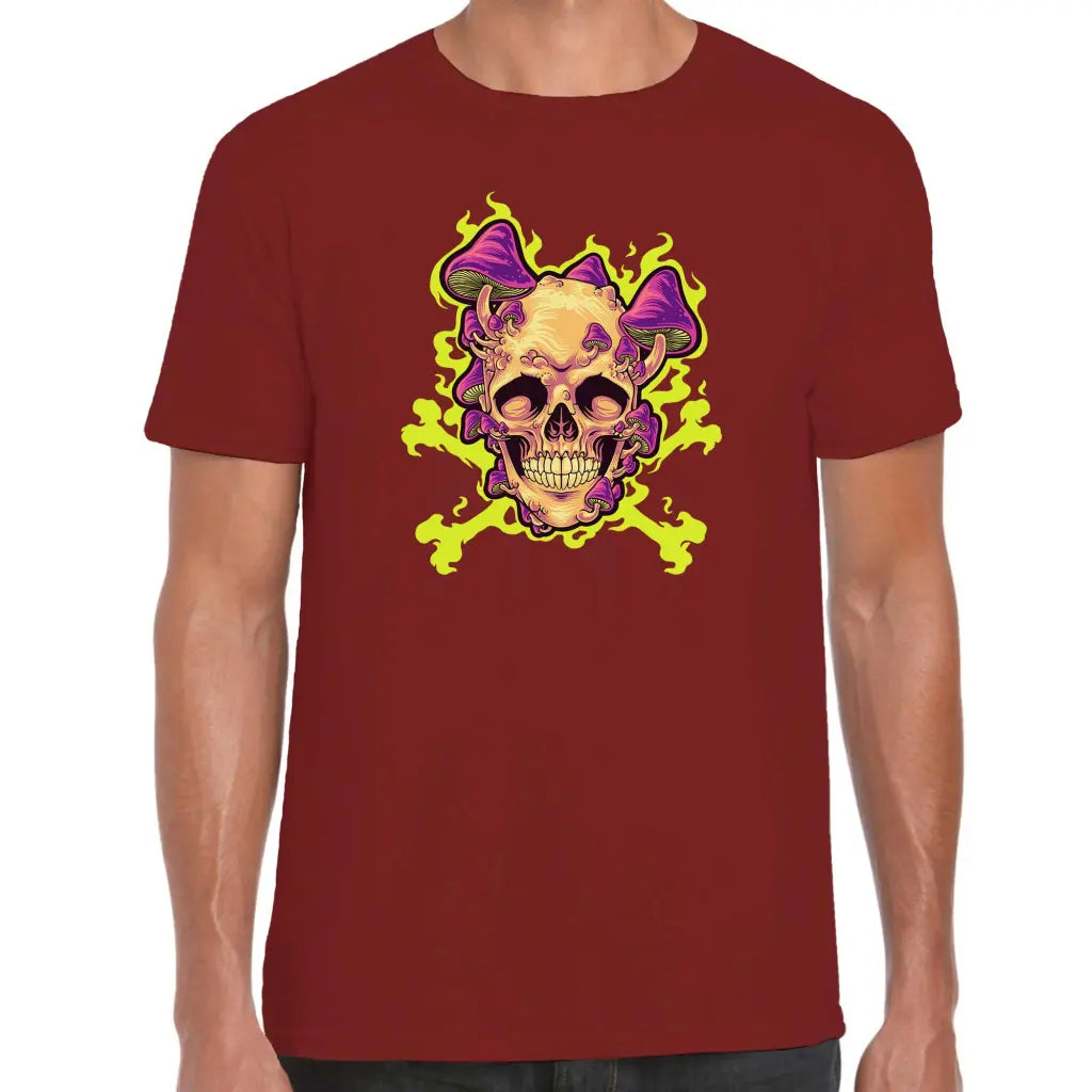 Mushroom Skull T-Shirt - Tshirtpark.com