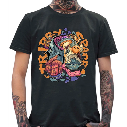 Mushroom Skull T-Shirt - Tshirtpark.com