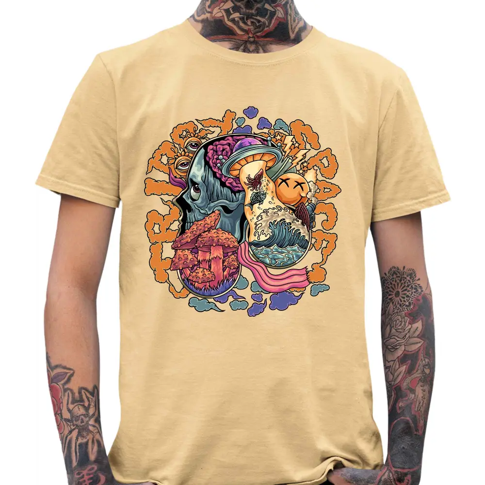 Mushroom Skull T-Shirt - Tshirtpark.com