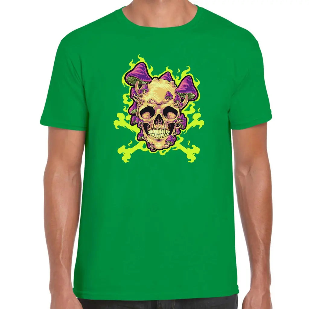 Mushroom Skull T-Shirt - Tshirtpark.com