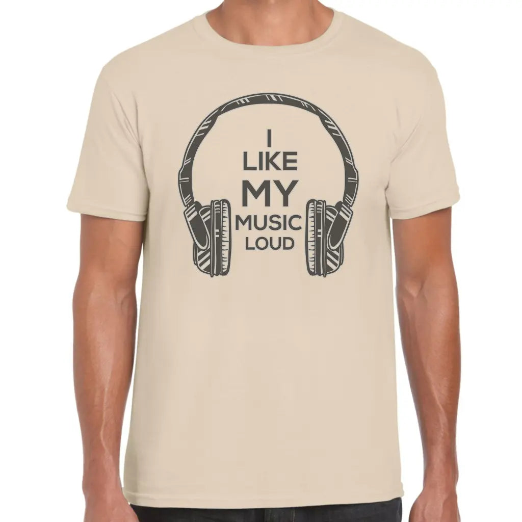 Music Loud Headphone T-Shirt - Tshirtpark.com