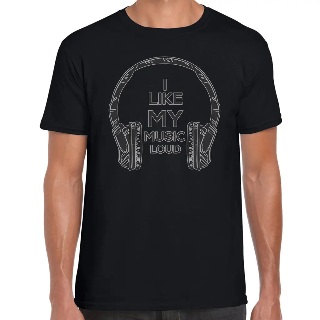 Music Loud Headphone T-Shirt - Tshirtpark.com