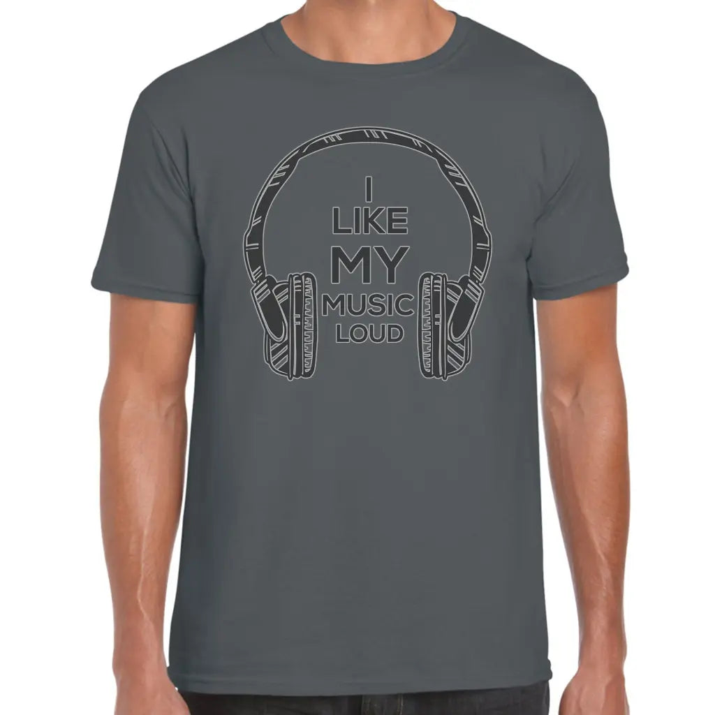 Music Loud Headphone T-Shirt - Tshirtpark.com